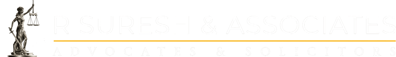 R Suresh & Associates law firm logo,